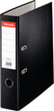 Esselte Essentials Kunststof Ordner - Capaciteit van 500 A4-Vel - Rugbreedte van 75mm - Zwart