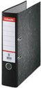 Esselte Gewolkte Kartonnen Ordner Met Etikethouder - 2-Rings - Rugbreedte van 75mm - Capaciteit van 350 A4-Vel - Zwart