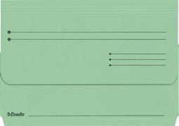 Esselte Manilla Duurzame Kartonnen Insteekmap voor A4 Documenten - 25 Stuks - Groen
