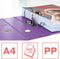 Esselte No.1 Colour'Breeze A4 Ordner voor 500 Vellen - Rugbreedte van 75 Millimeter - Lichtgewicht en Sterke Map - Lavendel