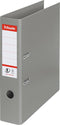 Esselte No.1 Kunststof A4 Ordner met Etikethouder - 2-Rings - Rugbreedte Van 75mm - Capaciteit van 500 Vel - Grijs