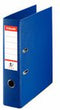 Esselte No.1 Kunststof A4 Ordner met Etikethouder - 2-Rings - Rugbreedte Van 75mm - Capaciteit van 500 Vel - Blauw