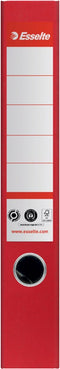 Esselte No. 1 Ordner - Rugbreedte van 50mm - 100% Gerecycled Karton - Rood