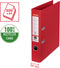 Esselte No. 1 Ordner - Rugbreedte van 50mm - 100% Gerecycled Karton - Rood