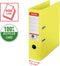 Esselte No. 1 Ordner - Rugbreedte van 75mm - 100% Gerecycled Karton - Geel
