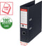 Esselte No. 1 Ordner - Rugbreedte van 75mm - 100% Gerecycled Karton - Zwart