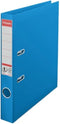 Esselte No.1 VIVIDA Kunststof A4 Ordner met Etikethouder - Voor 350 Vel - Rugbreedte van 50mm - Blauw