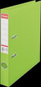 Esselte No.1 VIVIDA Kunststof A4 Ordner met Etikethouder - Voor 350 Vel - Rugbreedte van 50mm - Groen