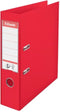 Esselte No.1 VIVIDA Kunststof A4 Ordner met Etikethouder - Voor 500 Vel - Rugbreedte van 75mm - Rood