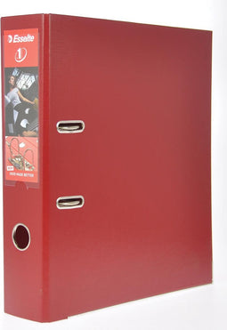 Esselte Nr. 1 Ordner, A4, Rugbreedte 75 mm, Polypropyleen, Bordeaux Rood