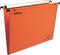 Esselte Orgarex Verticale Hangmap - 15 mm bodem - A4 - 25 stuks - Oranje - Voor Thuiswerken - Ideaal Voor Thuiskantoor