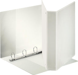 Esselte Panorama 4-rings Ringband - Rugbreedte van 38mm - Wit - 10 stuks