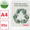 Esselte Recycle Showtas A4 - 70 micron - 20 stuks