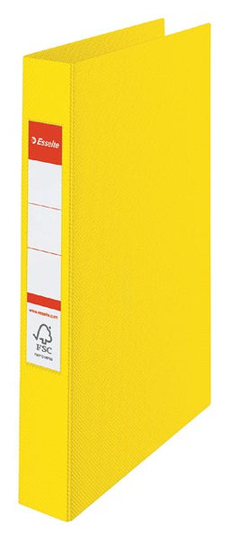 Esselte - Ringband esselte vivida a4 4-rings o-mech 25mm pp geel | 10 stuks