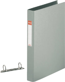 Esselte Vivida Duurzame Kunststof 2-Rings Ringband voor 190 A4 Vel - Rugbreedte van 42mm - Grijs