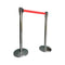 Essentials Afzetpaal 2 stuks - Afsluitlengte 180 cm - voet - 32cm - paal - 5cm - hoogte 99 cm -8kg