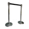 Essentials Afzetpaal 2 stuks - Afsluitlengte 180 cm - voet - 32cm - paal - 5cm - hoogte 99 cm -8kg