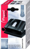 Essentials Metal 2-gaats perforator - zwart - 20/25 vel