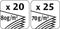 Essentials Metal 2-gaats perforator - zwart - 20/25 vel