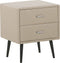 ESSONNE - Nachtkastje - Beige - Kunstleer