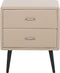 ESSONNE - Nachtkastje - Beige - Kunstleer