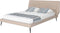 ESSONNE - Tweepersoonsbed - Beige - 160 x 200 cm - Kunstleer