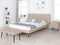 ESSONNE - Tweepersoonsbed - Beige - 160 x 200 cm - Kunstleer