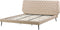 ESSONNE - Tweepersoonsbed - Beige - 180 x 200 cm - Kunstleer