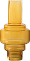 J-Line vaas Rino - glas - oker - large - 36 cm hoog