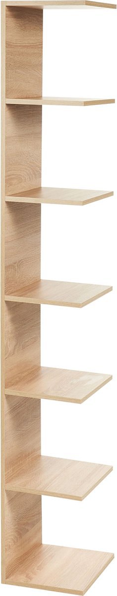 ESTON - Wandboekenkast - Lichthout - Vezelplaat