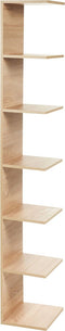 ESTON - Wandboekenkast - Lichthout - Vezelplaat