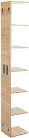 ESTON - Wandboekenkast - Lichthout - Vezelplaat