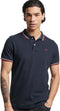 Superdry Classic Polo Pique - Modern-fit - Donkerblauw - Heren Poloshirt Maat L