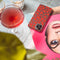 iMoshion Hoesje Geschikt voor Samsung Galaxy A51 Hoesje Siliconen - iMoshion Design hoesje - Rood / Transparant / Full of Hearts Red