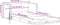 vidaXL - Slaapbank - vloermodel - 2-in-1 - 122x204x55 - cm - fluweel - donkergeel