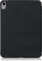 Lunso - Geschikt voor iPad 10 (2022) - Tri-Fold Bookcase hoes - Zwart