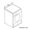 Bosch WTE84105NL - Condensdroger - 7 kg vulgewicht - 66 dB geluidniveau