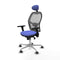 Piqueras y Crespo 3D086G1 - Bureaustoel - Hoofdsteun Verstelbare Hoogte - Licht Blauw