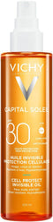 Vichy Capital Soleil - Onzichtbare Olie SPF30 - Bescherming voor lichaam gezicht haar - 200 ml