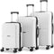 SKYCASES Urban Adventurer - Kofferset - 3-delig - Cijferslot - 232L - Lichtgewicht - Wit