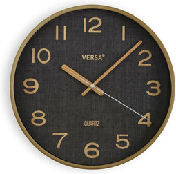 Muurklok Versa Donkerblauw Plastic (4,8 x 31 x 31 cm)