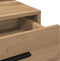 vidaXL - Kaptafel - met - LED-verlichting - in - Artisan - Eiken - 79x41x135 - cm