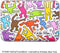 Ögon Designs Stockholm V2.0 Aluminium Creditcardhouder - Keith Haring - Kleur