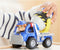 Rubble & Crew - Cementwagen met speelfiguur en beweegbare onderdelen - PAW Patrol speelgoed