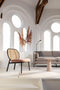 Zuiver Spike Loungestoel Naturel/Roze