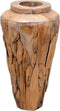 vidaXL - Decoratievaas - 40x100 - cm - massief - teakhout