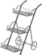 Etagere kar Vida la Viva grey wash metaal - Lesli Living - etagere
