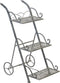 Etagere kar Vida la Viva grey wash metaal - Lesli Living - etagere