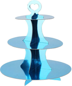 Etagere Karton 3 Laags Blauw