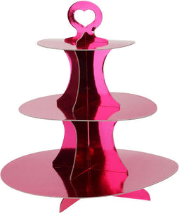 Etagere Karton 3 Laags Roze